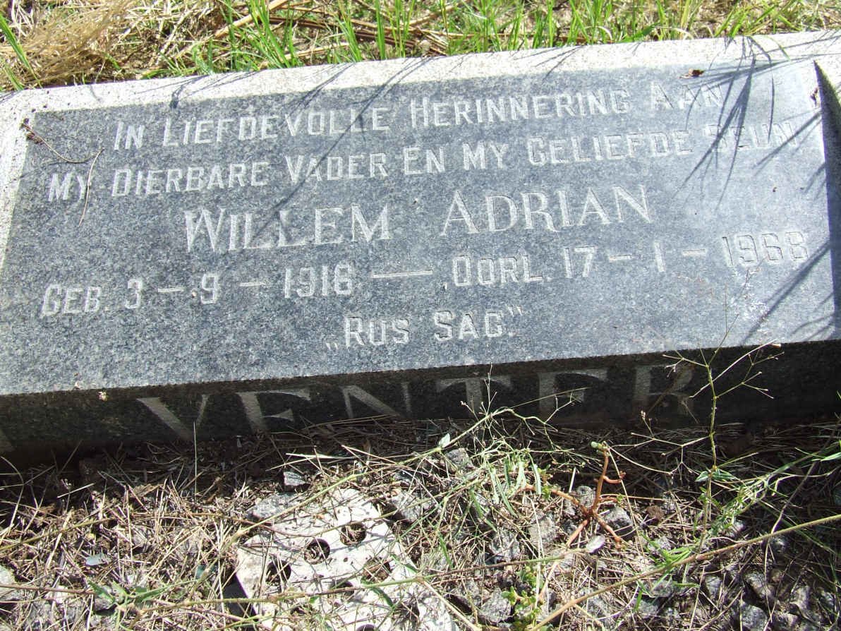 VENTER Willem Adrian 1916-1968