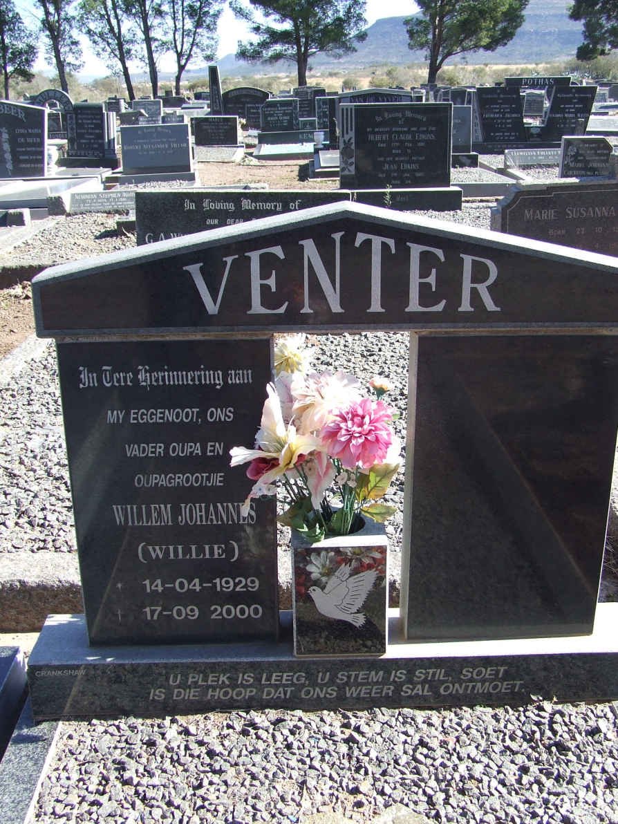 VENTER Willem Johannes 1929-2000