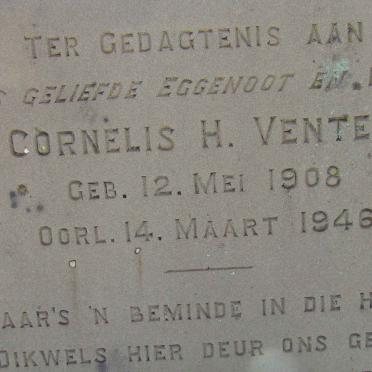 VENTER Cornelis H. 1908-1946