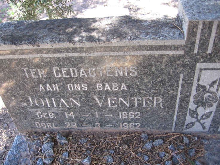 VENTER Johan 1962-1962