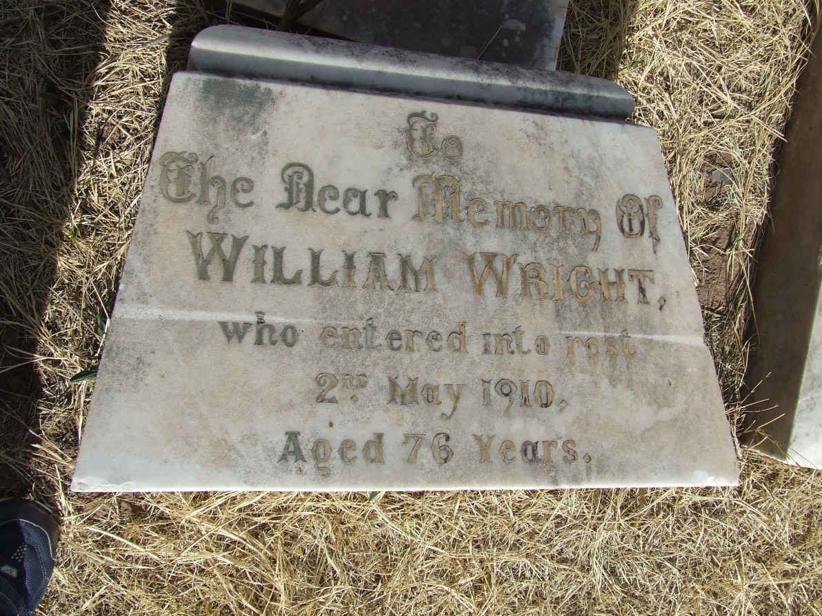 WRIGHT William -1910