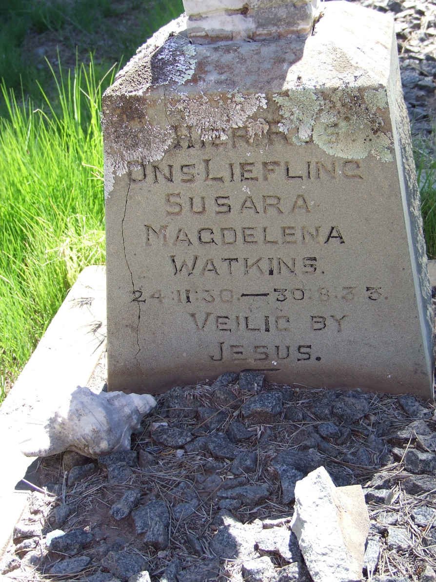 WATKINS Susara Magdalena 1930-1933