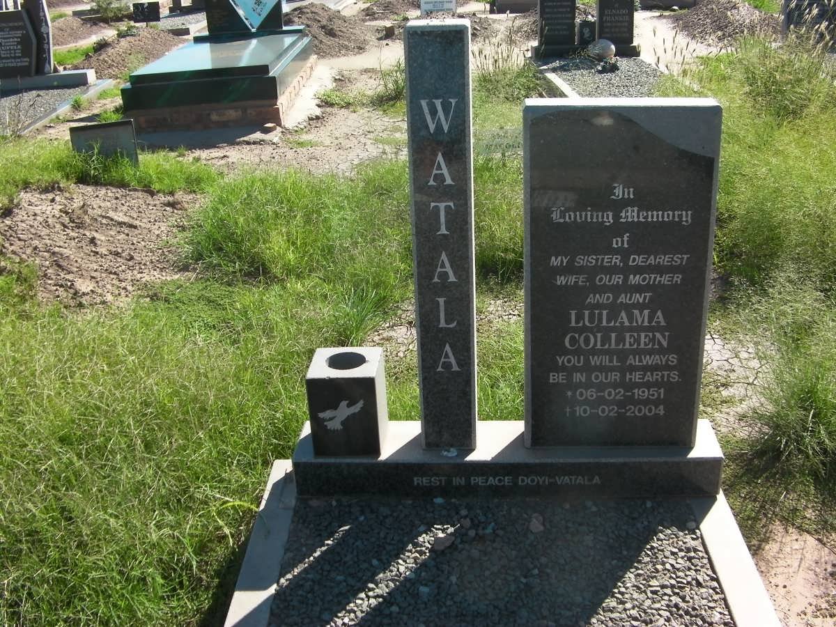 WATALA Lulama Colleen 1951-2004