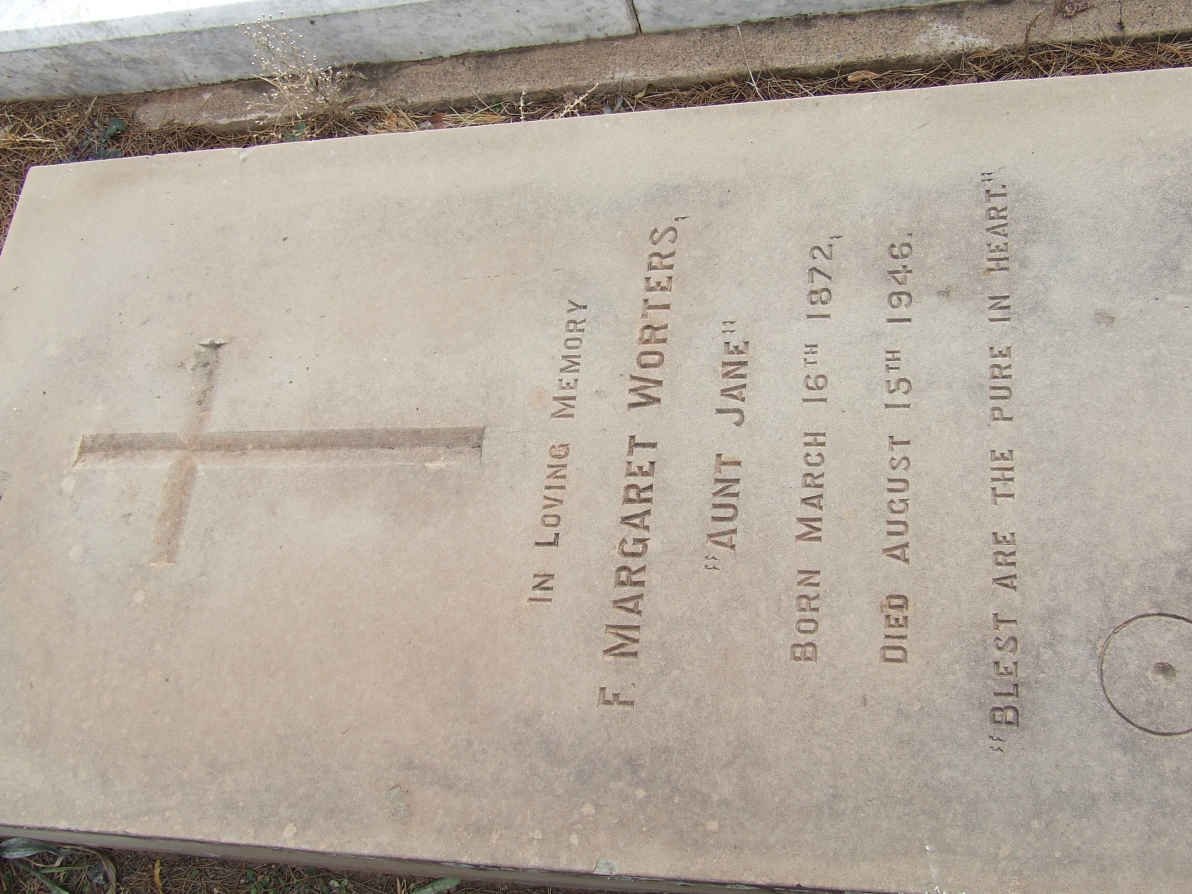 WORTERS F. Margaret 1872-1946
