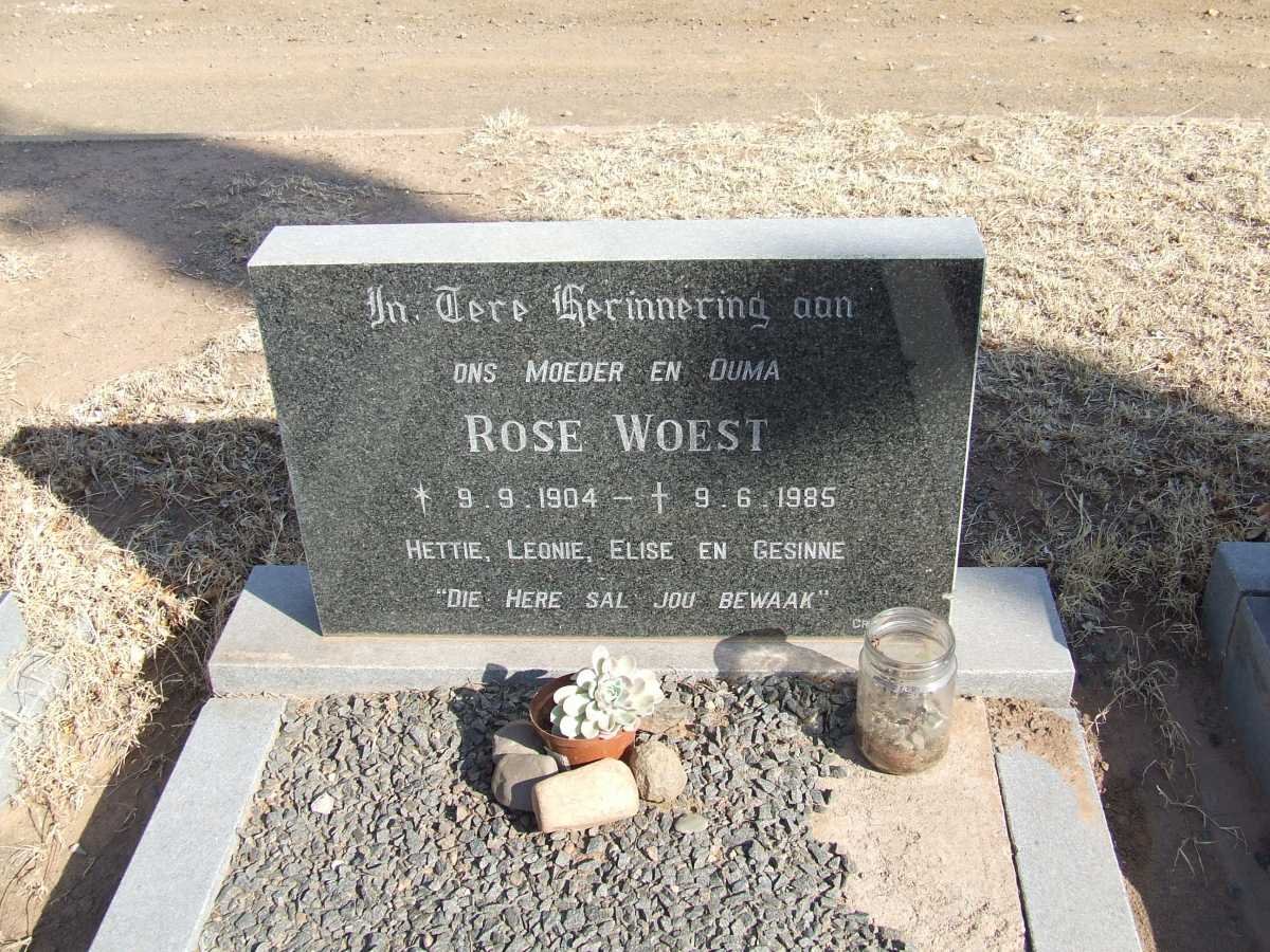 WOEST Rose 1904-1985