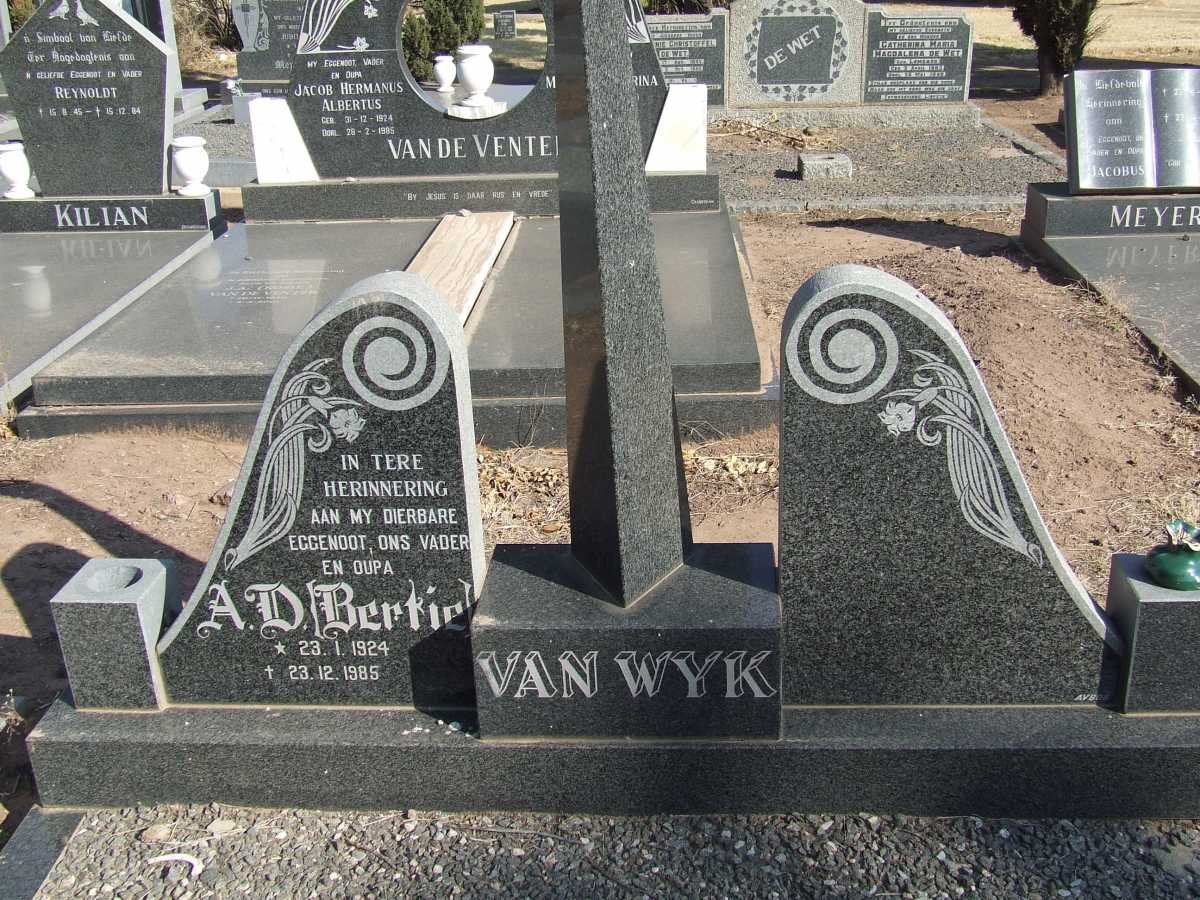 WYK A.D., van 1924-1985
