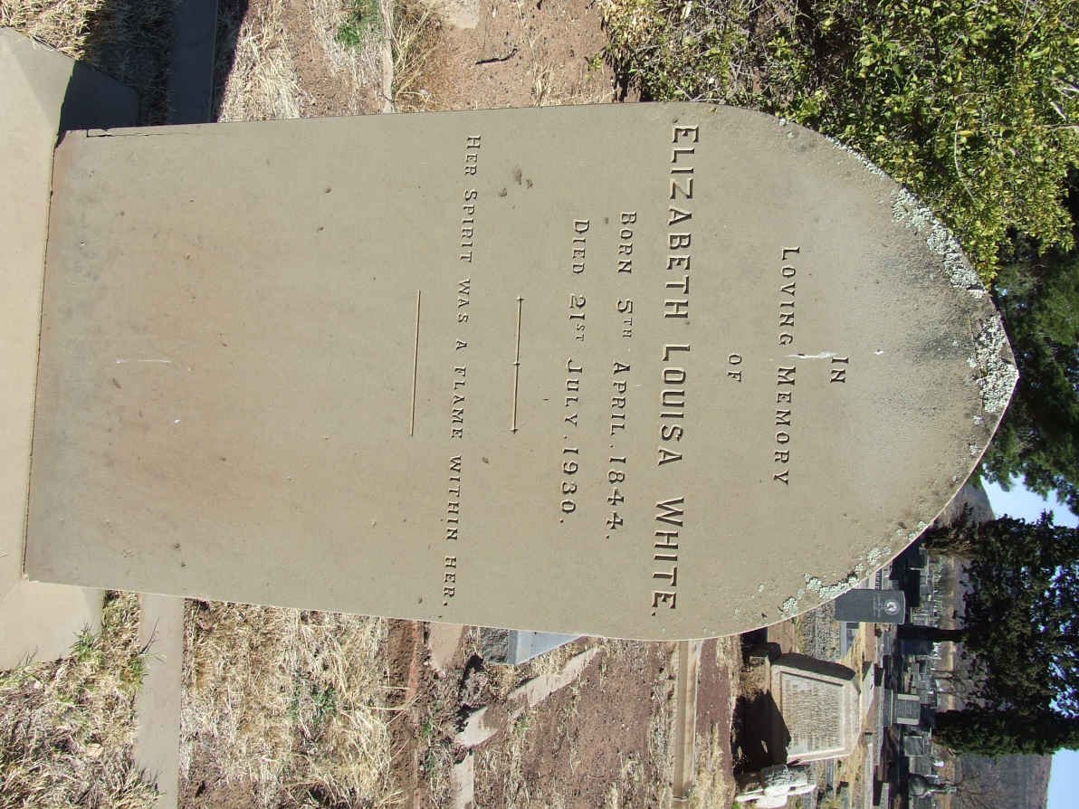 WHITE Elizabeth Louisa 1844-1930