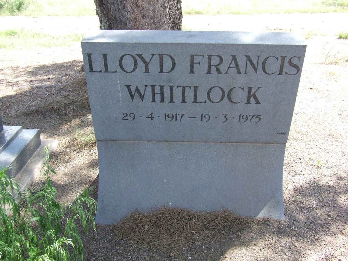 WHITLOCK Lloyd Francis 1917-1975