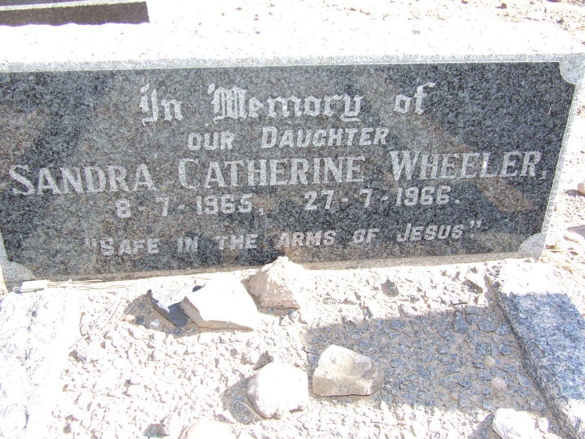 WHEELER Sandra Catherine 1965-1966