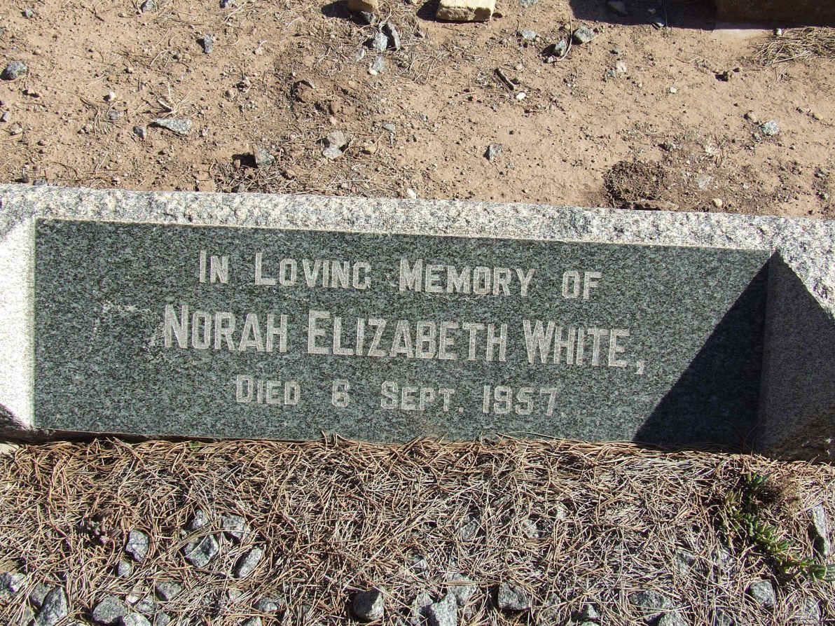 WHITE Norah Elizabeth -1957