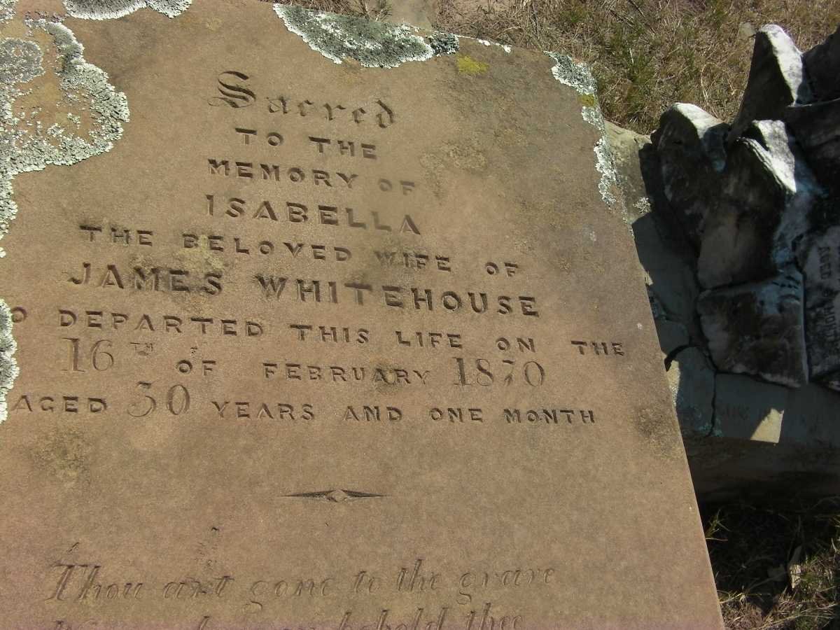 WHITEHOUSE Isabella 1840-1870