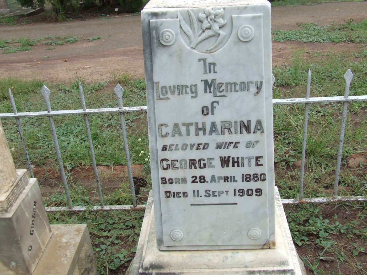 WHITE Catharina 1880-1909