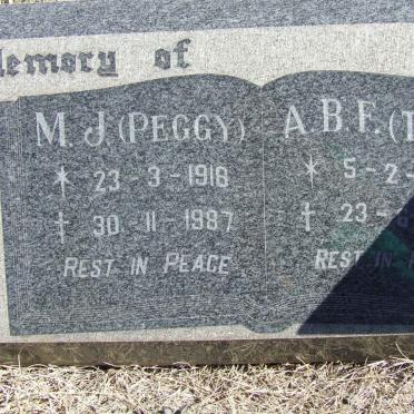 WHITEHEAD M.J. 1918-1987
