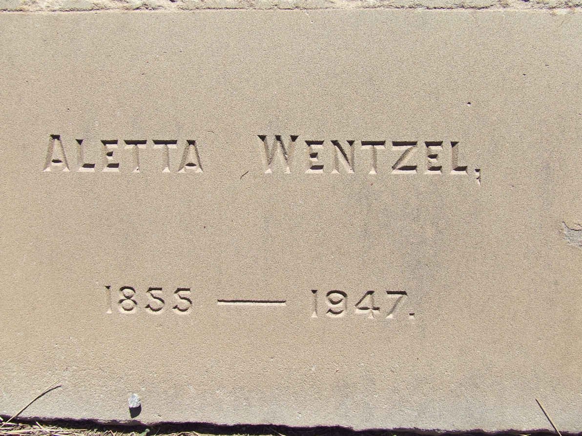 WENTZEL Aletta 1855-1947