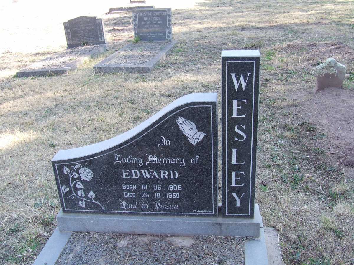 WESLEY Edward 1905-1950
