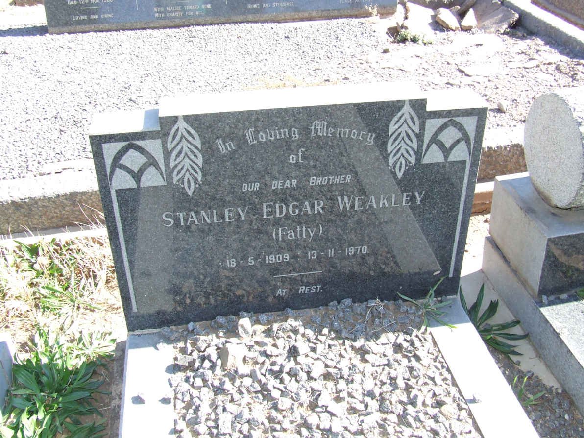 WEAKLEY Stanley Edgar 1909-1970