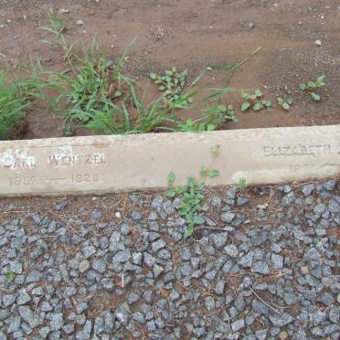 WENTZEL Carel 1837-1920 &amp; Elizabeth 18??-1917