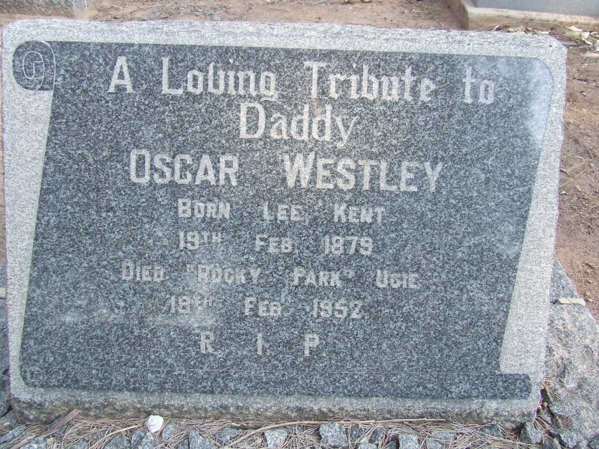 WESTLEY Oscar 1879-1952