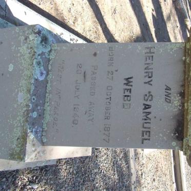 WEBB Henry Samuel 1877-1948
