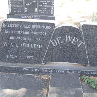 WET W.A.L., de 1915-1973