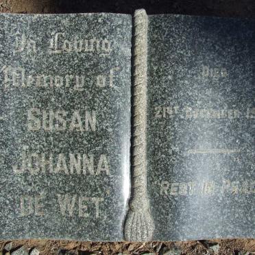 WET Susan Johanna, de -1949