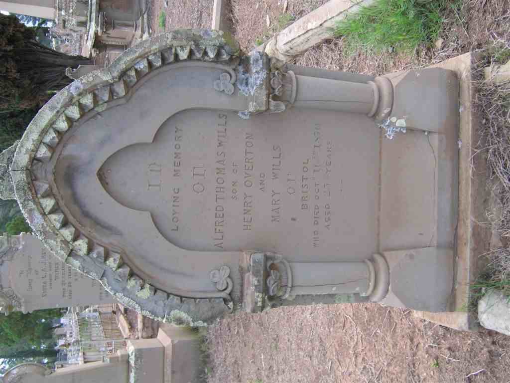 WILLS Alfred Thomas -1870