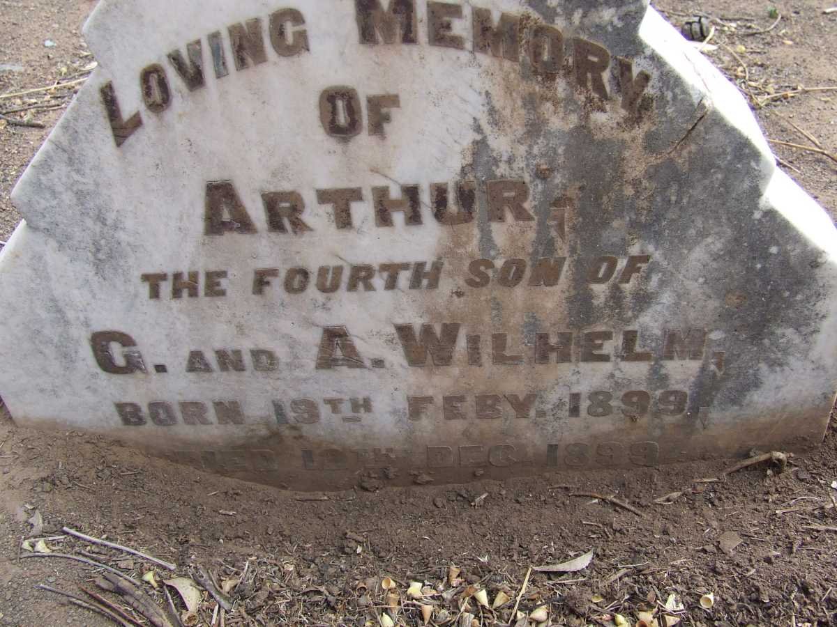 WILHELM Arthur 1899-1899
