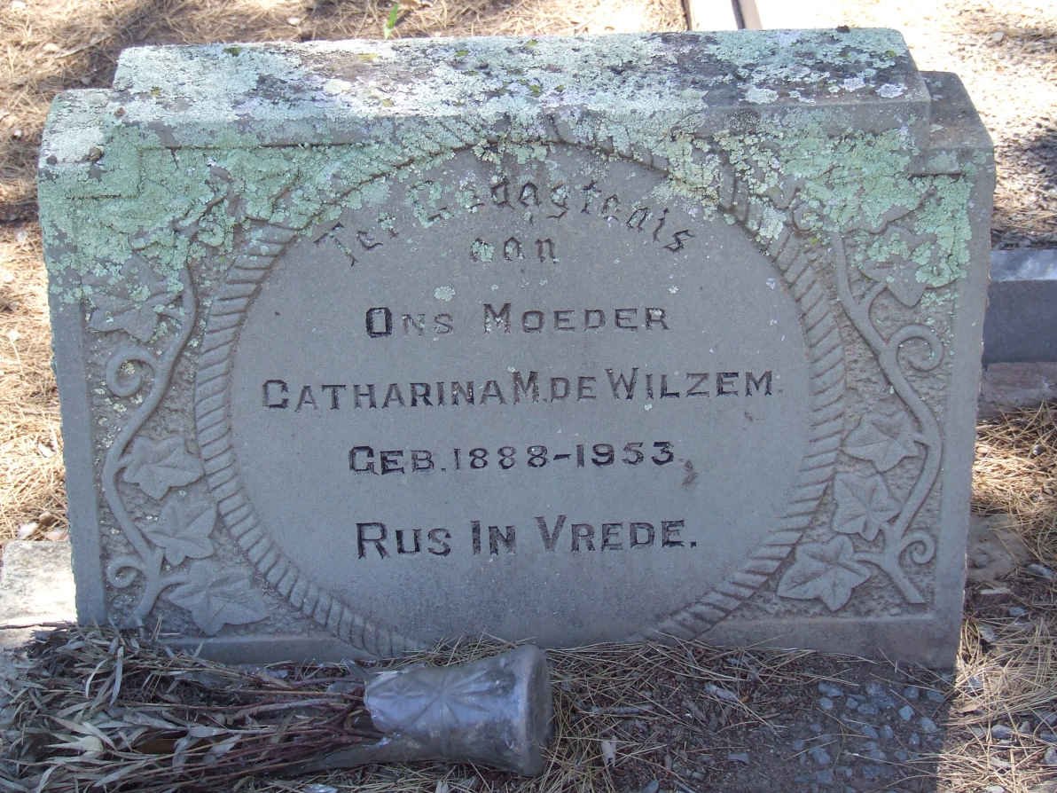 WILZEM Catharina M., de 1888-1953