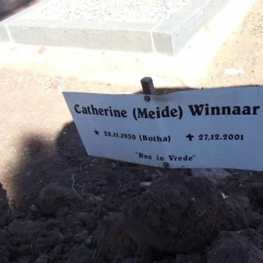 WINNAAR Catherine nee BOTHA 1930-2001