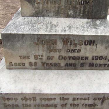WILSON John -1904