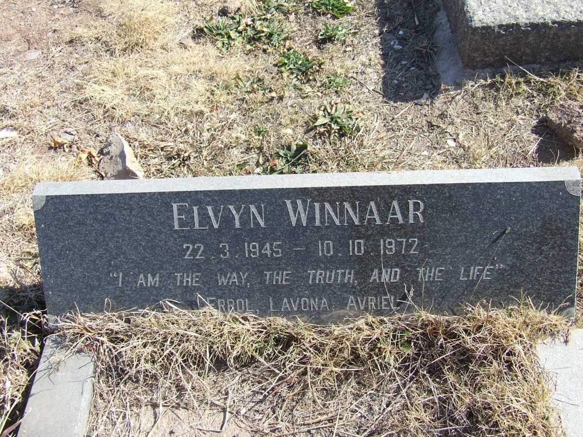 WINNAAR Elvyn 1945-1972