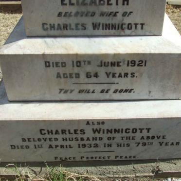 WINNICOTT Charles -1932 &amp; Elizabeth -1921