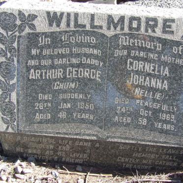 WILLMORE Arthur George -1950 &amp; Cornelia Johanna -1969
