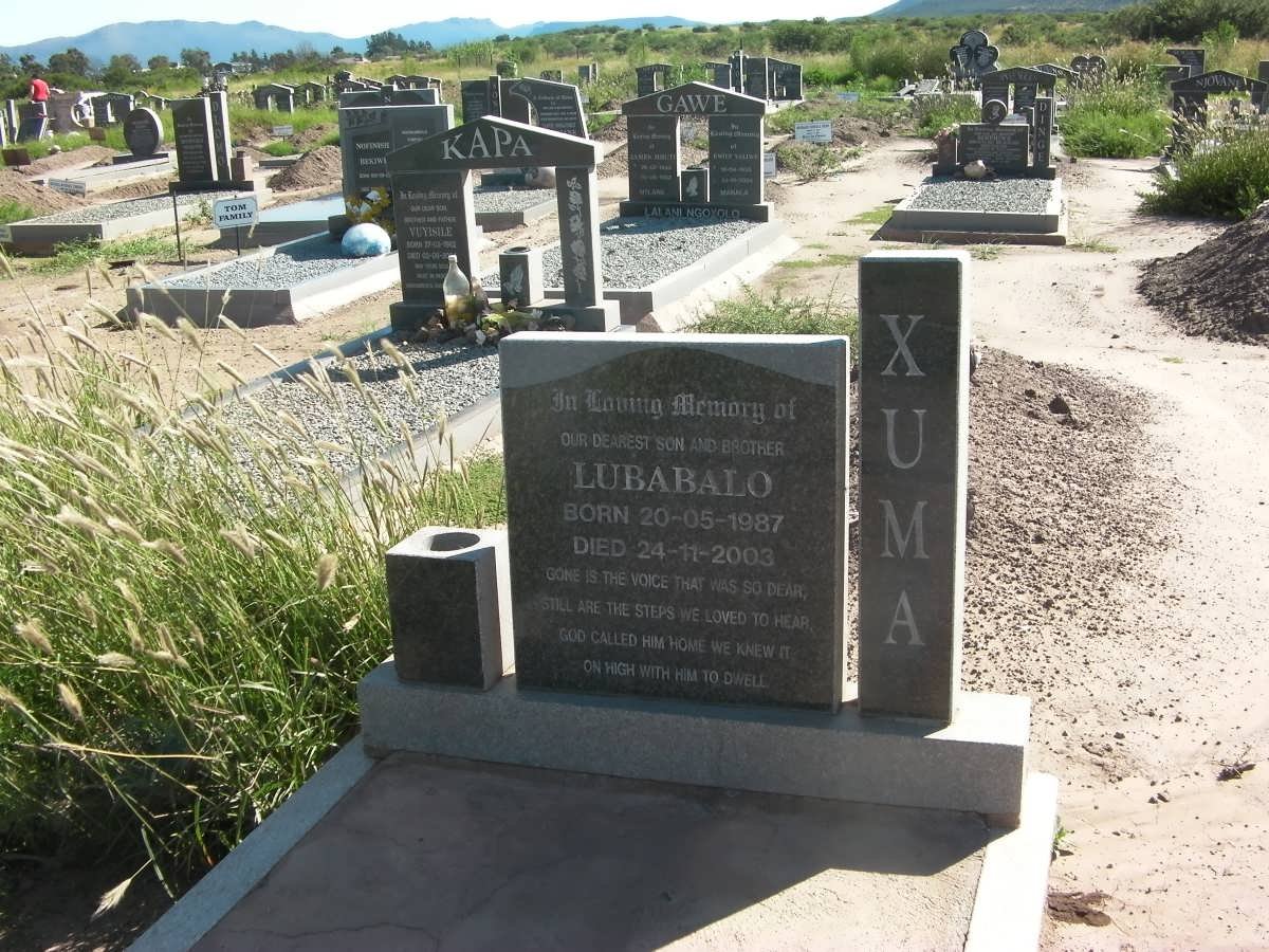 XUMA Lubabalo 1987-2003