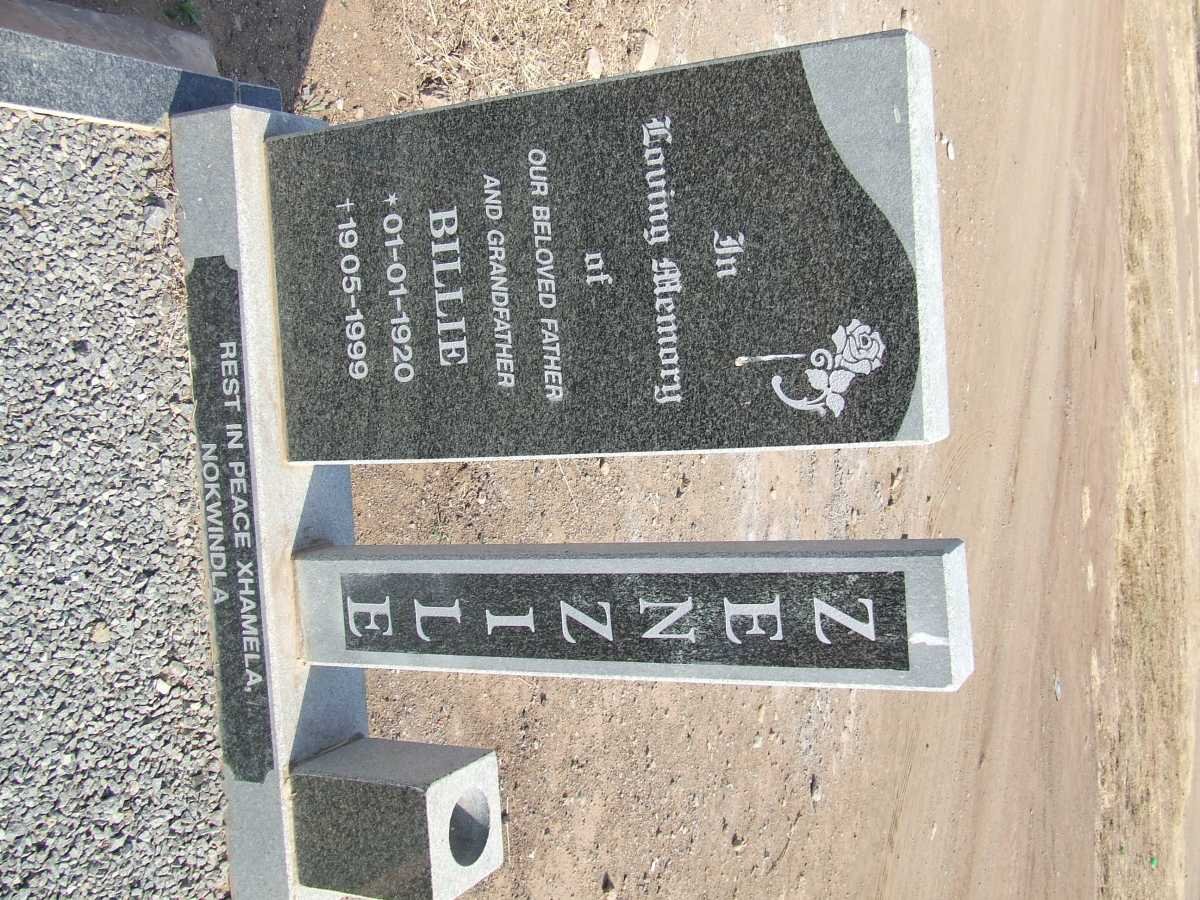 ZENZILE Billy 1920-1999