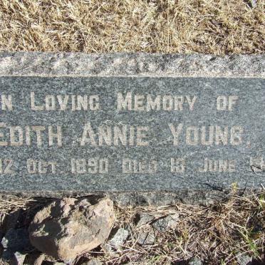 YOUNG Edith Annie 1890-1956