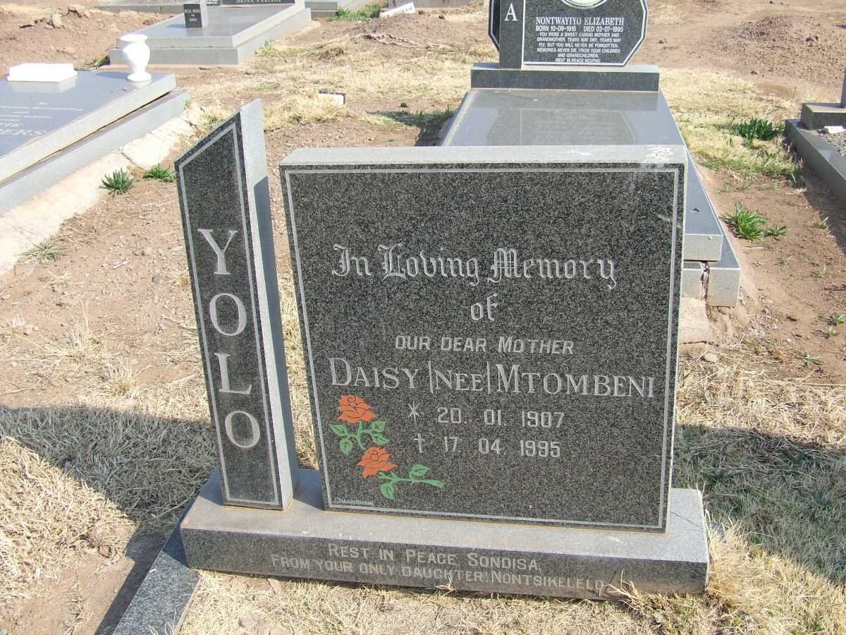 YOLO Daisy nee MTOMBENI 1907-1995