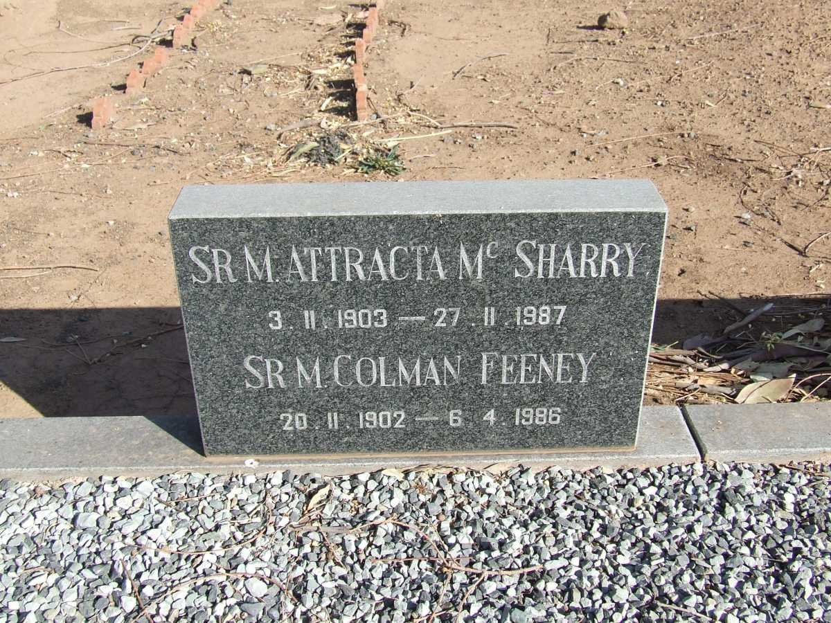 McSHARRY Attracta 1903-1987 :: FEENEY Colman 1902-1986