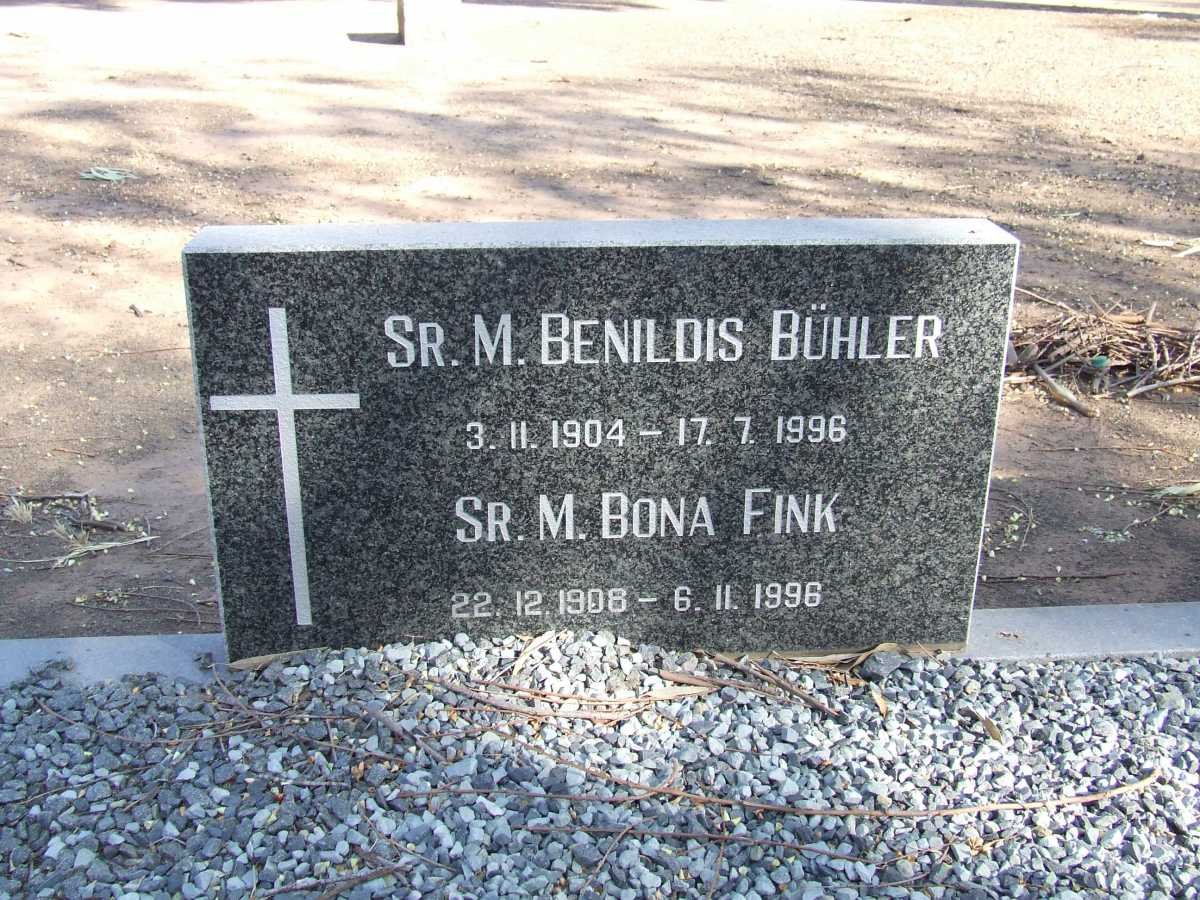 BÜHLER Benildis 1904-1996 :: FINK Bona 1908-1996