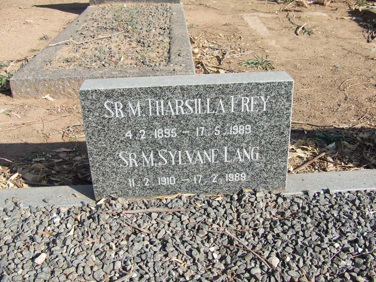 FREY Tharsilla 1895-1989 :: LANG Sylvane 1910-1989