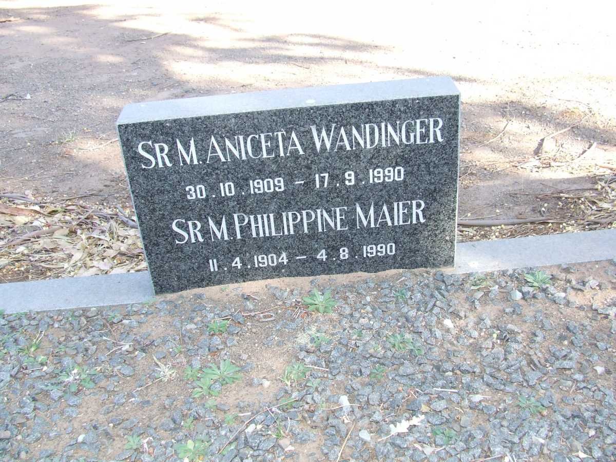 WANDINGER Aniceta 1909-1990 :: MAIER Philippine 1904-1990