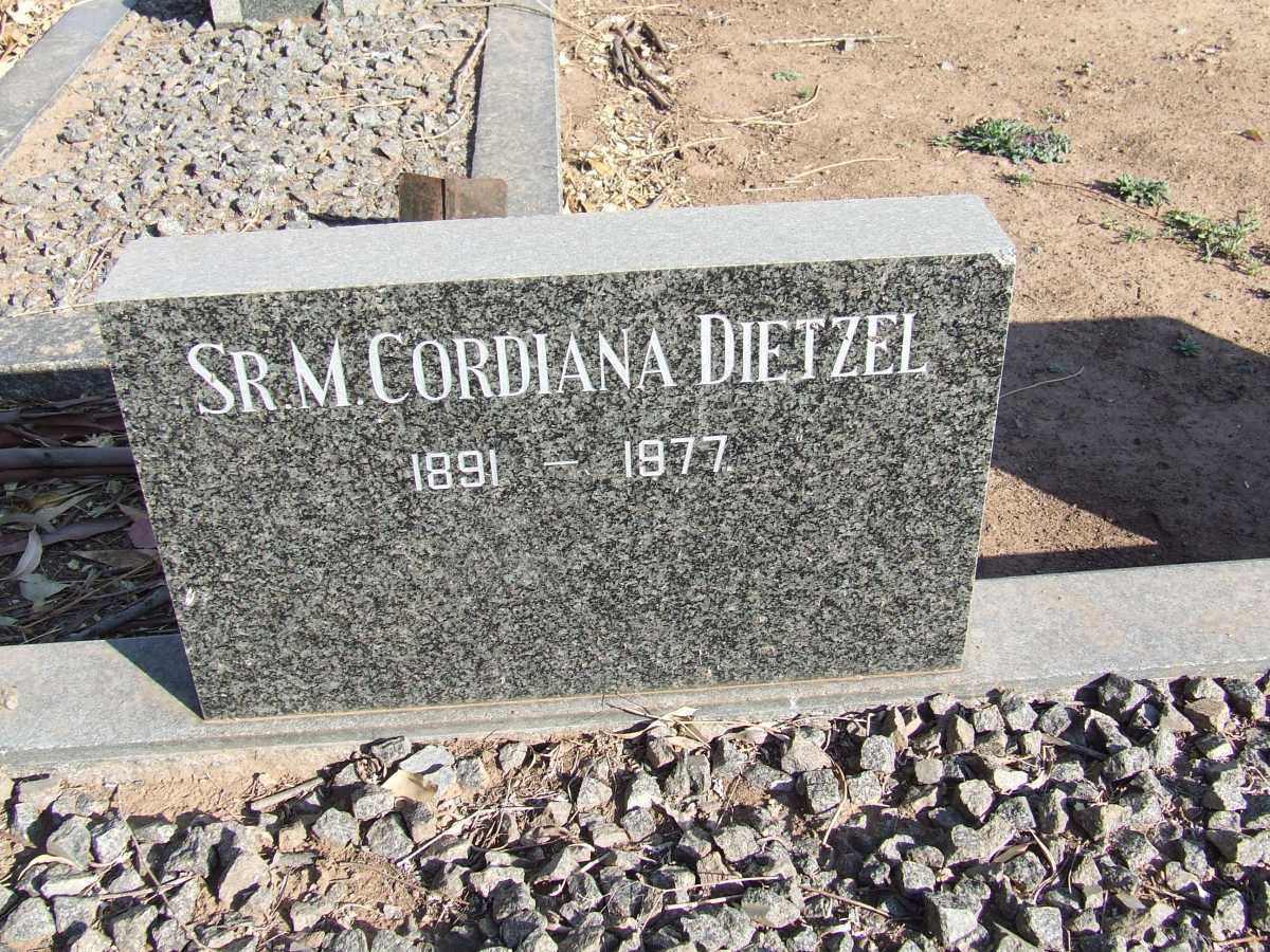 DIETZEL Cordiana 1891-1977