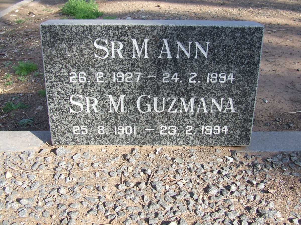ANN 1927-1994 :: GUZMANA 1901-1994