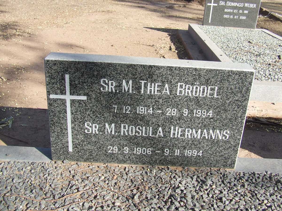 BRÖDEL Thea 1914-1994 :: HERMANNS Rosula 1906-1994