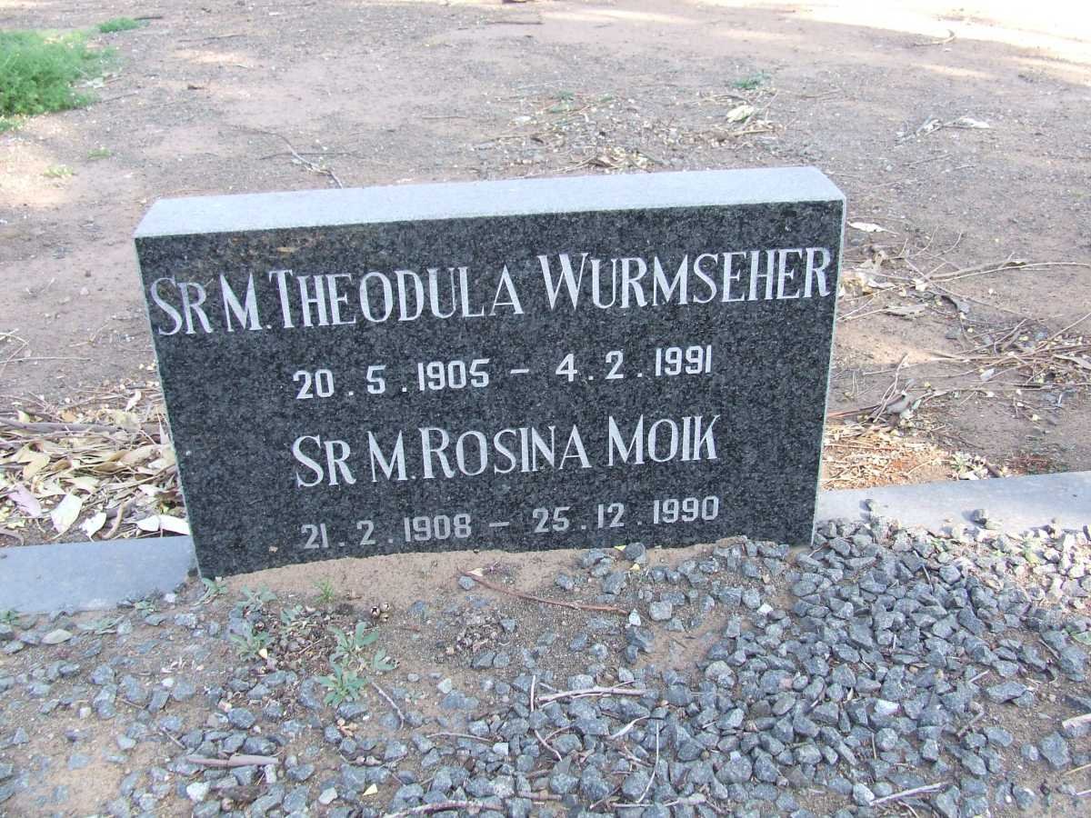 WURMSEHER Theodula 1905-1991 :: MOIK Rosina 1908-1990