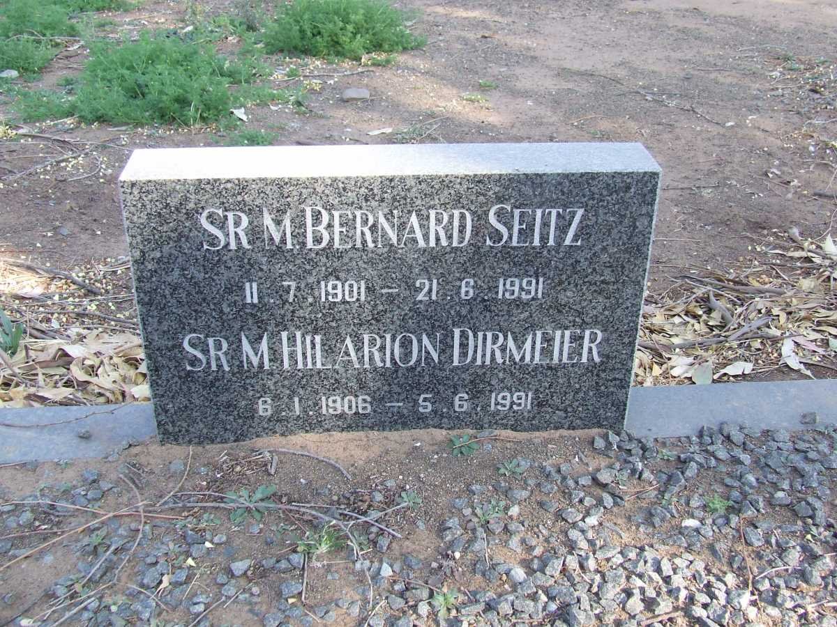 SEITZ Bernard 1901-1991 :: DIRMEIER Hilarion 1906-1991