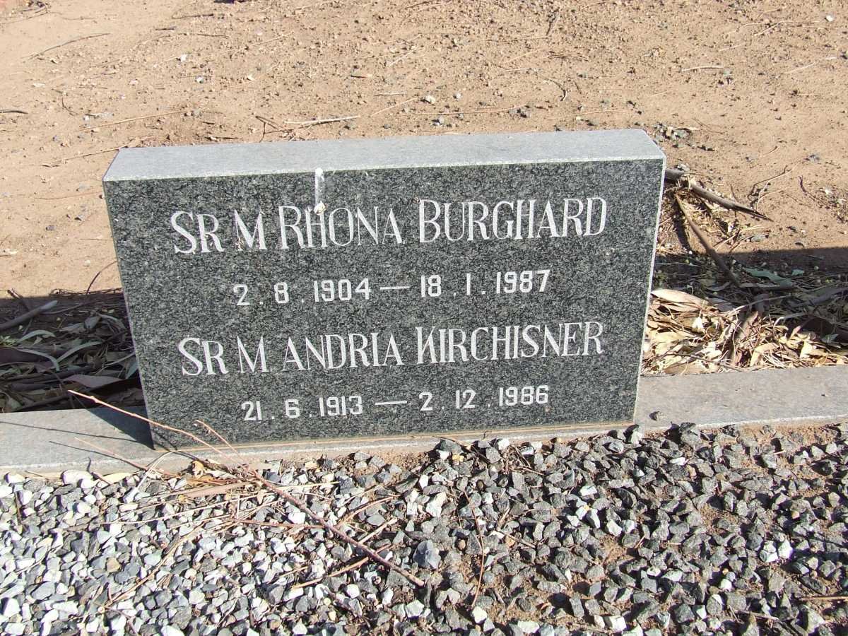 BURGHARD Rhoda 1904-1987 :: KIRCHISNER Andria 1913-1986