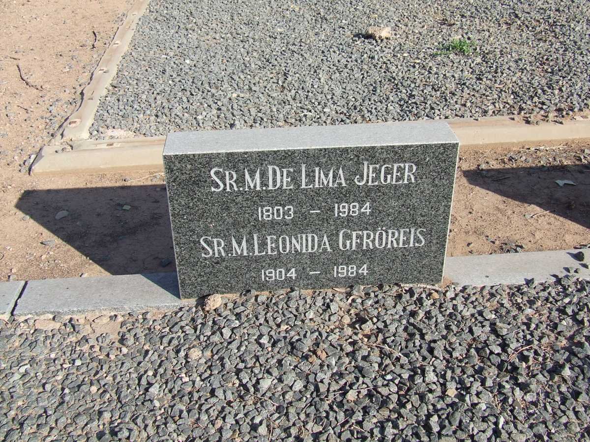 JEGER De Lima 1803-1994 :: GFRÖREIS Leonida 1904-1984