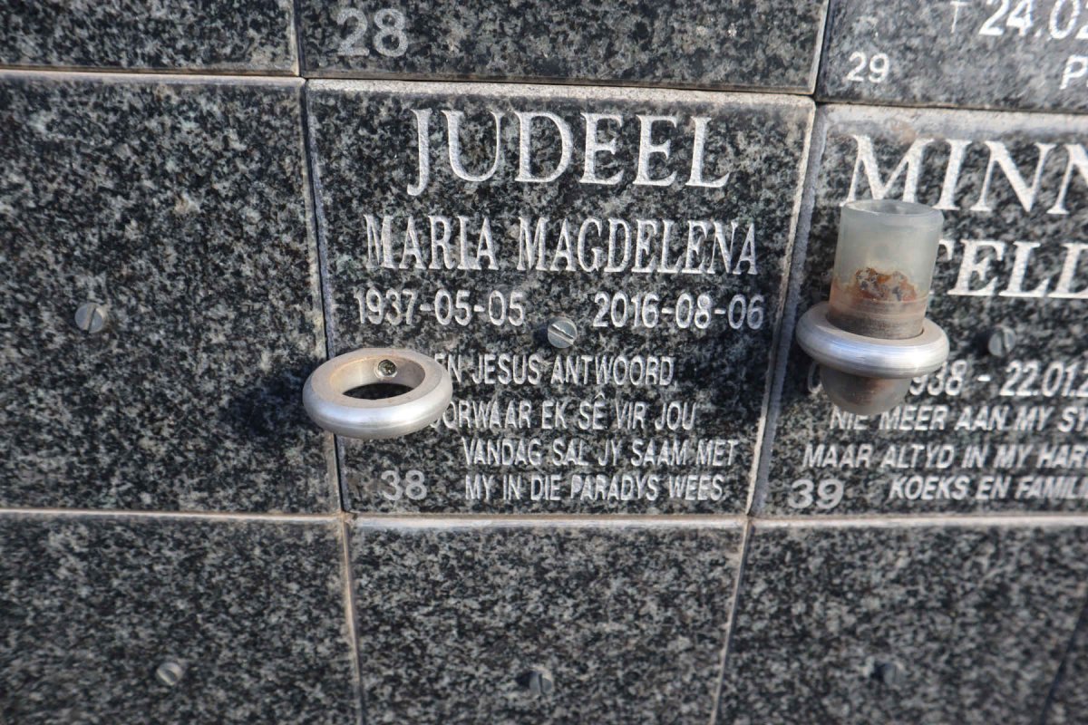 JUDEEL Maria Magdelena 1937-2016