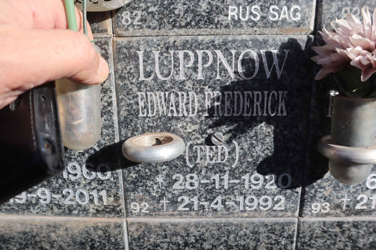 LUPPNOW Edward Frederick 1920-1992